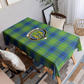 Johnstone Ancient Tartan Crest Tablecloth