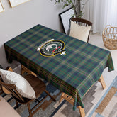 Kennedy Modern Tartan Crest Tablecloth