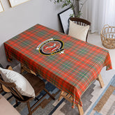 MacDougall Ancient Tartan Crest Tablecloth