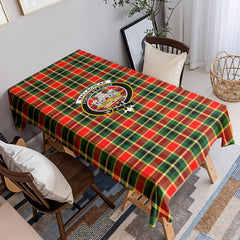 MacLachlan Hunting Modern Tartan Crest Tablecloth