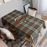 MacLeod of Harris Weathered Tartan Crest Tablecloth