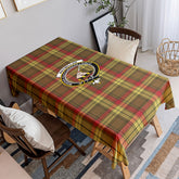 MacMillan Old Weathered Tartan Crest Tablecloth