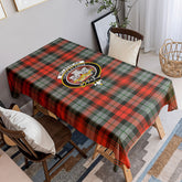 McLachlan Weathered Tartan Crest Tablecloth