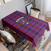 Montgomery Modern Tartan Crest Tablecloth