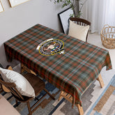 Murray of Atholl Weathered Tartan Crest Tablecloth