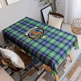 Sutherland Old Ancient Tartan Crest Tablecloth