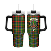 Bisset Tartan Crest 40 oz Insulated Tumbler with Handle