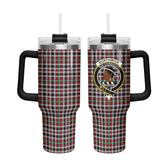 Borthwick Ancient Tartan Crest 40 oz Insulated Tumbler with Handle