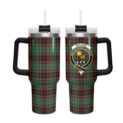 Buchan Ancient Tartan Crest 40 oz Insulated Tumbler with Handle