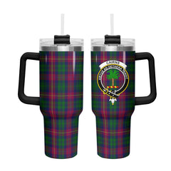 Cairns Tartan Crest 40 oz Insulated Tumbler with Handle