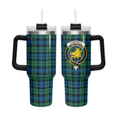 Campbell Ancient 02 Tartan Crest 40 oz Insulated Tumbler with Handle