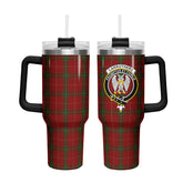 Carruthers Tartan Crest 40 oz Insulated Tumbler with Handle