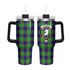 Colville Tartan Crest 40 oz Insulated Tumbler with Handle