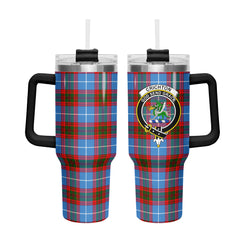Crichton Tartan Crest 40 oz Insulated Tumbler with Handle
