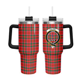 Dalziel Modern Tartan Crest 40 oz Insulated Tumbler with Handle