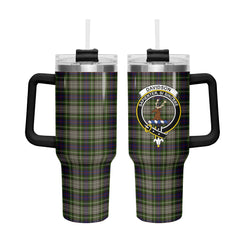 Davidson Tulloch Dress Tartan Crest 40 oz Insulated Tumbler with Handle
