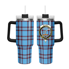Elliot Ancient Tartan Crest 40 oz Insulated Tumbler with Handle