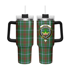 Gayre Tartan Crest 40 oz Insulated Tumbler with Handle