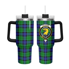 Haldane Tartan Crest 40 oz Insulated Tumbler with Handle
