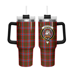 Harkness Dress Tartan Crest 40 oz Insulated Tumbler with Handle