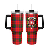 Heron Tartan Crest 40 oz Insulated Tumbler with Handle