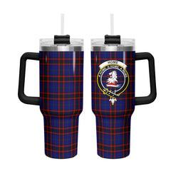 Home Modern Tartan Crest 40 oz Insulated Tumbler with Handle