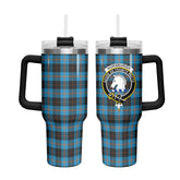 Horsburgh Tartan Crest 40 oz Insulated Tumbler with Handle