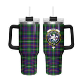 Inglis Modern Tartan Crest 40 oz Insulated Tumbler with Handle