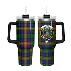 Laws Tartan Crest 40 oz Insulated Tumbler with Handle