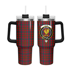 Lyle Tartan Crest 40 oz Insulated Tumbler with Handle