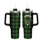 MacArthur Modern Tartan Crest 40 oz Insulated Tumbler with Handle