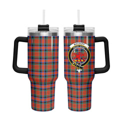 MacDuff Ancient Tartan Crest 40 oz Insulated Tumbler with Handle