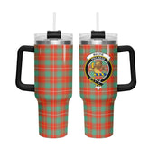 MacFie Ancient Tartan Crest 40 oz Insulated Tumbler with Handle