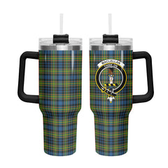 MacLellan Ancient Tartan Crest 40 oz Insulated Tumbler with Handle
