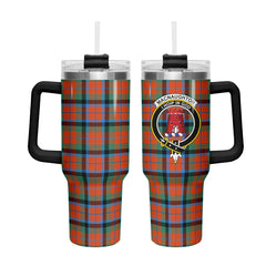 MacNaughton Ancient Tartan Crest 40 oz Insulated Tumbler with Handle
