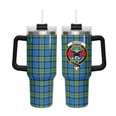 McLeod of Harris Ancient Tartan Crest 40 oz Insulated Tumbler with Handle