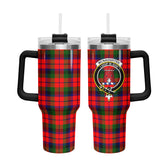 McNaughten Tartan Crest 40 oz Insulated Tumbler with Handle