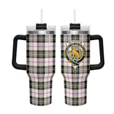 McPherson Dress Ancient Tartan Crest 40 oz Insulated Tumbler with Handle