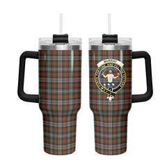 Murray of Atholl Weathered Tartan Crest 40 oz Insulated Tumbler with Handle