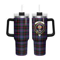 Nairn Tartan Crest 40 oz Insulated Tumbler with Handle