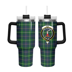 Orr Tartan Crest 40 oz Insulated Tumbler with Handle