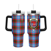 Pentland Tartan Crest 40 oz Insulated Tumbler with Handle