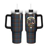 Renton Tartan Crest 40 oz Insulated Tumbler with Handle