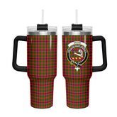Skene Modern Tartan Crest 40 oz Insulated Tumbler with Handle
