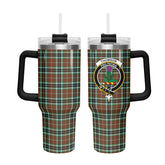 Thomson Hunting Modern Tartan Crest 40 oz Insulated Tumbler with Handle