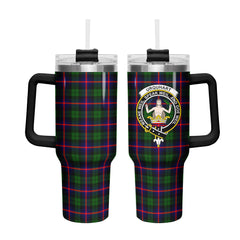 Urquhart Modern Tartan Crest 40 oz Insulated Tumbler with Handle
