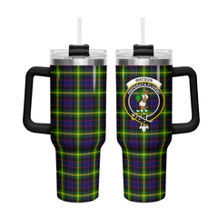 Watson Modern Tartan Crest 40 oz Insulated Tumbler with Handle