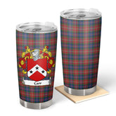 Carr Tartan Coat of Arms Tumbler