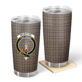 McIntyre Hunting Weathered Tartan Crest Tumbler
