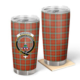 Morrison Red Ancient Tartan Crest Tumbler